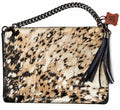 BOLSO MODELO ESPAÑA CON TAPA DE VACA LAMINADO