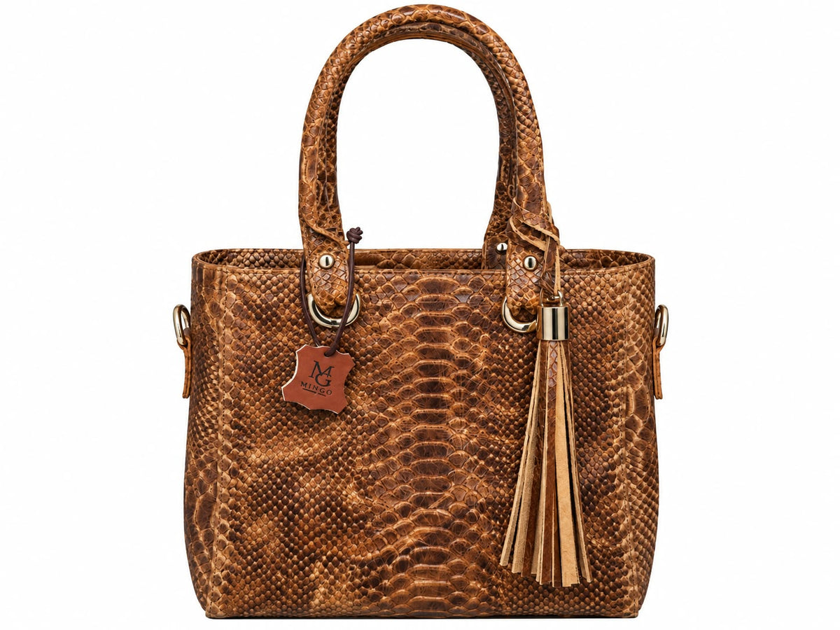 BOLSA MODELOS COLOMBIA CON GRABADO DE PITÓN