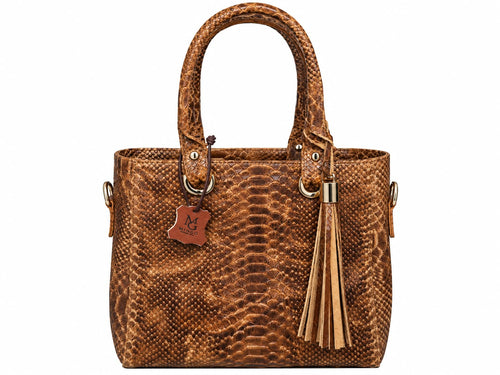 BOLSA MODELOS COLOMBIA CON GRABADO DE PITÓN