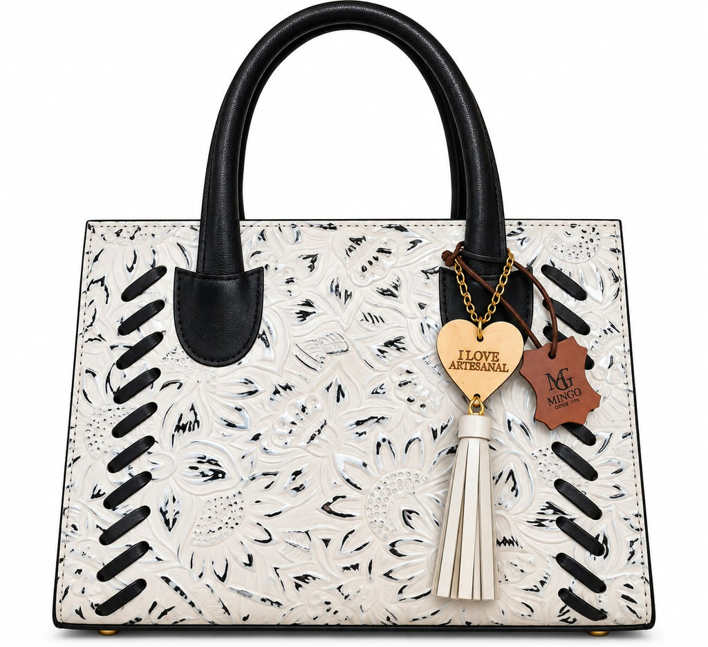 Bolso Tote satchel Modelo Muñequeado