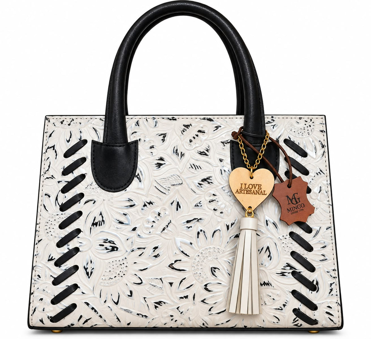 Bolso Tote satchel Modelo Muñequeado