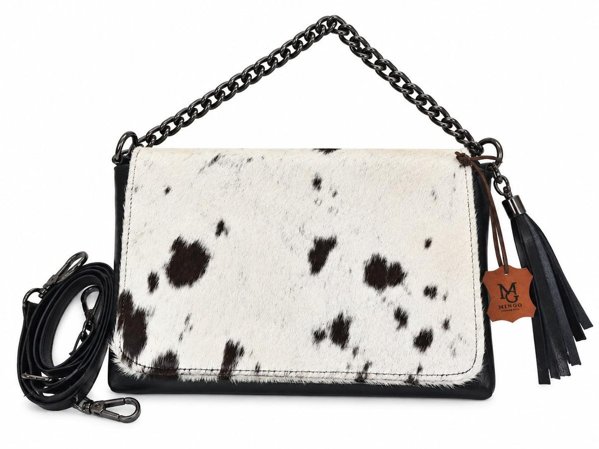 BOLSO MODELO ESPAÑA CON TAPA DE VACA
