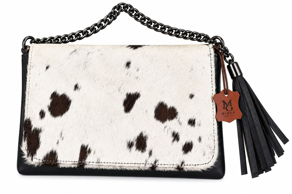BOLSO MODELO ESPAÑA CON TAPA DE VACA