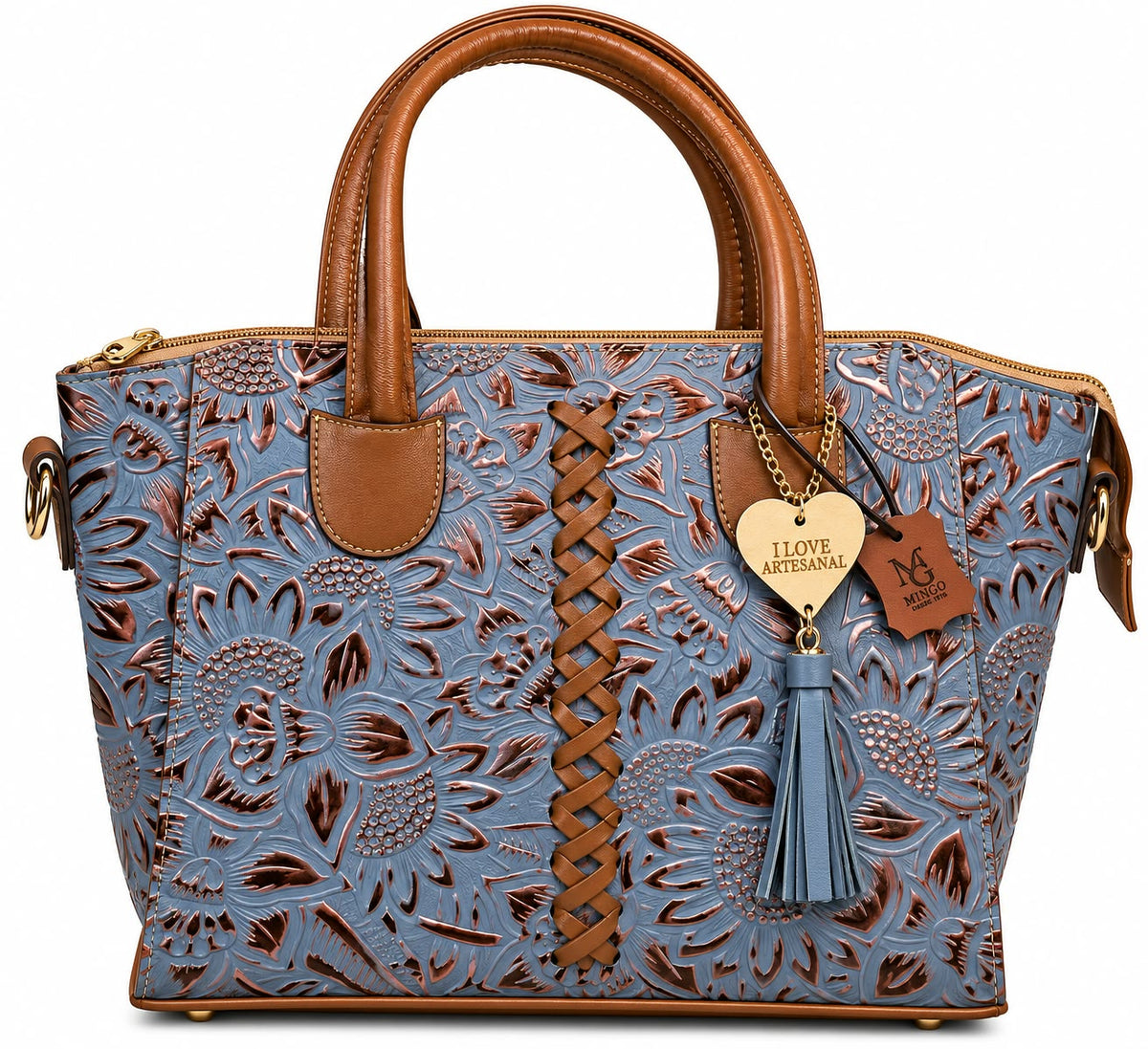 Bolso Tote satchel Modelo Muñequeado