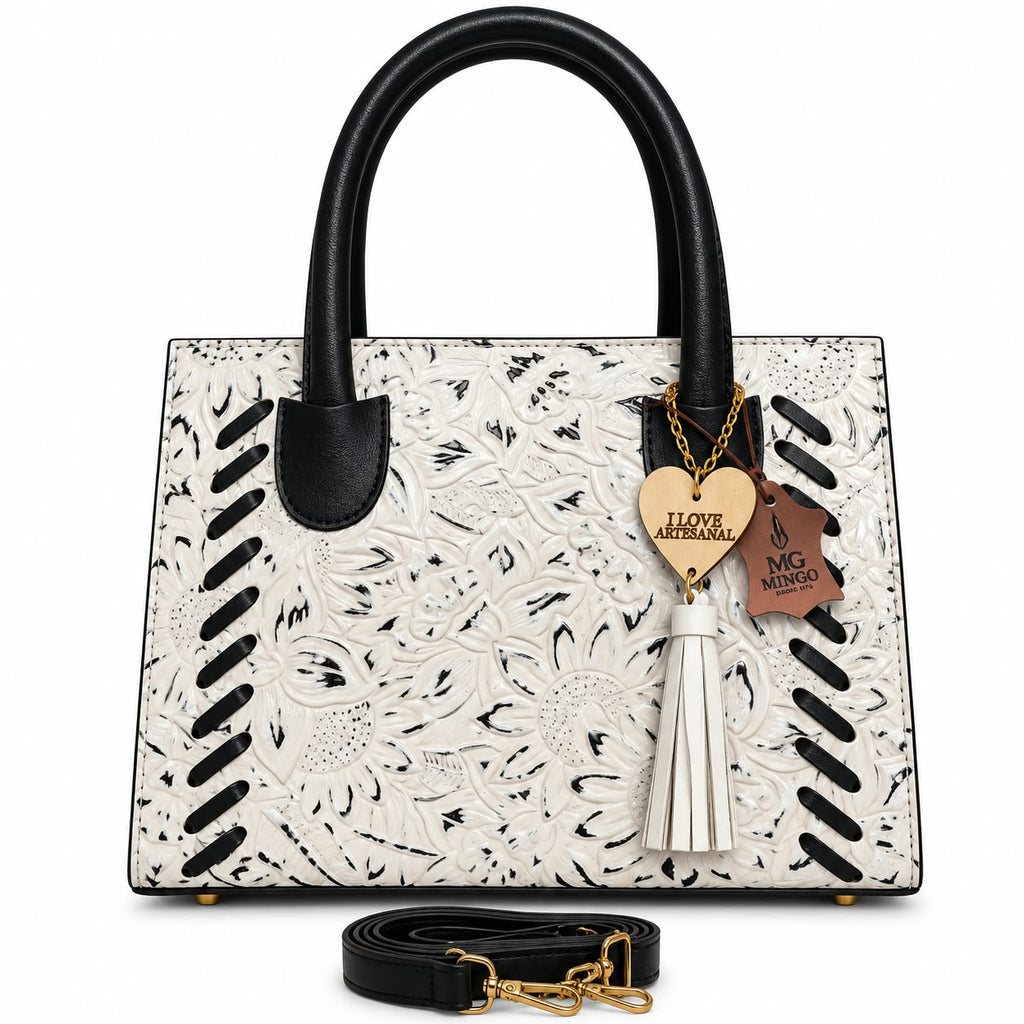 Bolso Tote satchel Modelo Muñequeado