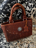 BOLSO XALAPA DE PIEL CINCELADO